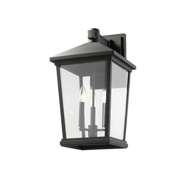 Z Lite Beacon 3 Light Outdoor Wall Light 10