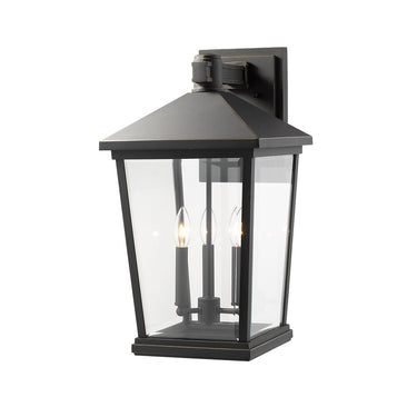 Z Lite Beacon 3 Light Outdoor Wall Light 9