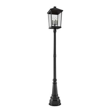 Z Lite Beacon 4 Light 113" Outdoor Post Mounted Fixture 2