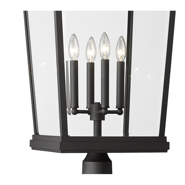 Z Lite Beacon 4 Light 113" Outdoor Post Mounted Fixture 3