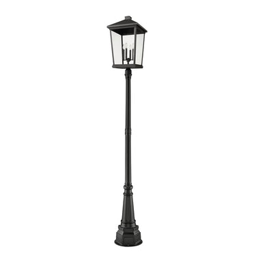 Z Lite Beacon 4 Light 113" Outdoor Post Mounted Fixture 4