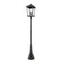 Z Lite Beacon 4 Light 113" Outdoor Post Mounted Fixture 