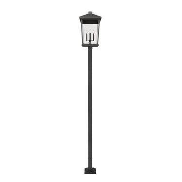 Z Lite Beacon 4 Light 124" Outdoor Post Mounted Fixture 1