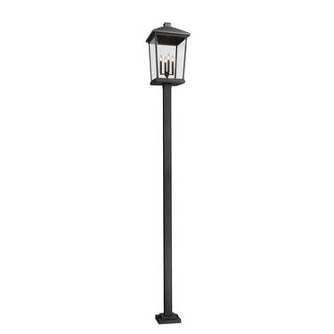 Z Lite Beacon 4 Light 124" Outdoor Post Mounted Fixture 2