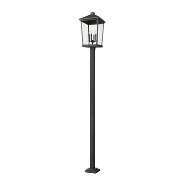Z Lite Beacon 4 Light 124" Outdoor Post Mounted Fixture 4