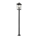 Z Lite Beacon 4 Light 124" Outdoor Post Mounted Fixture 