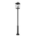 Z Lite Beacon 4 Light 125" Outdoor Post Mount Fixture 1