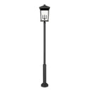 Z Lite Beacon 4 Light 125" Outdoor Post Mount Fixture 2