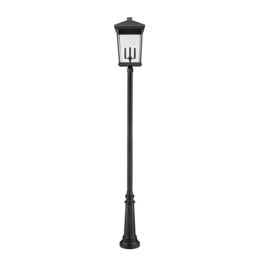 Z Lite Beacon 4 Light 125" Outdoor Post Mounted Fixture 1