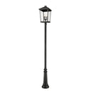 Z Lite Beacon 4 Light 125" Outdoor Post Mounted Fixture 
