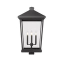 Z Lite Beacon 4 Light 29" Outdoor Post Mount Fixture 1