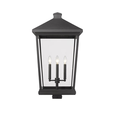 Z Lite Beacon 4 Light 29" Outdoor Post Mount Fixture 1
