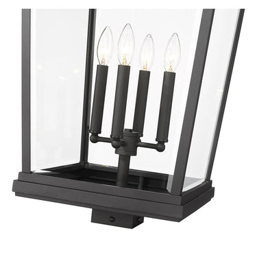 Z Lite Beacon 4 Light 29" Outdoor Post Mount Fixture 3