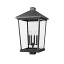 Z Lite Beacon 4 Light 29" Outdoor Post Mount Fixture 4