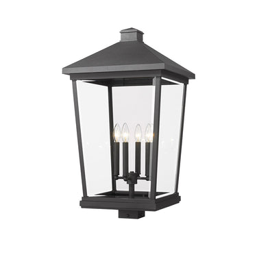 Z Lite Beacon 4 Light 29" Outdoor Post Mount Fixture 