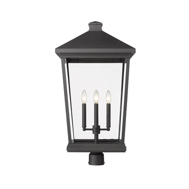 Z Lite Beacon 4 Light 31" Outdoor Post Mount Fixture 1