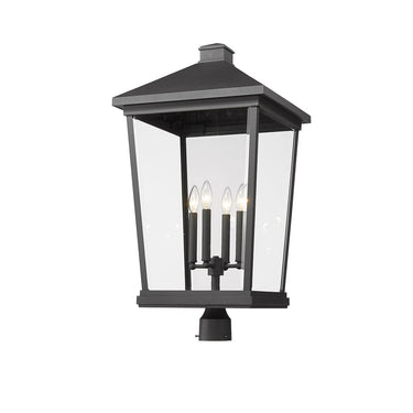 Z Lite Beacon 4 Light 31" Outdoor Post Mount Fixture 2