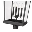 Z Lite Beacon 4 Light 31" Outdoor Post Mount Fixture 3