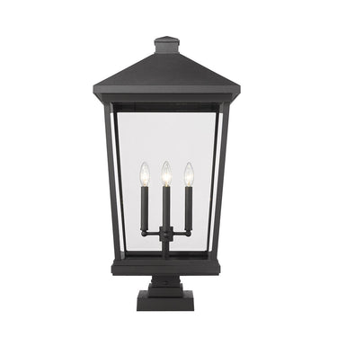 Z Lite Beacon 4 Light 32" Outdoor Pier Mounted Fixture 1