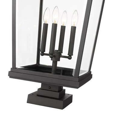 Z Lite Beacon 4 Light 32" Outdoor Pier Mounted Fixture 3