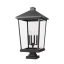 Z Lite Beacon 4 Light 32" Outdoor Pier Mounted Fixture 4