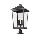 Z Lite Beacon 4 Light 33" Outdoor Pier Mounted Fixture 2