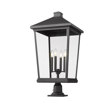 Z Lite Beacon 4 Light 33" Outdoor Pier Mounted Fixture 2