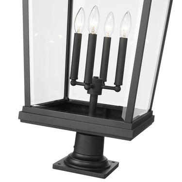 Z Lite Beacon 4 Light 33" Outdoor Pier Mounted Fixture 3