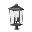 Z Lite Beacon 4 Light 33" Outdoor Pier Mounted Fixture 4