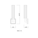 Z Lite Beau 1 Light Wall Sconce - 3031-1S 7