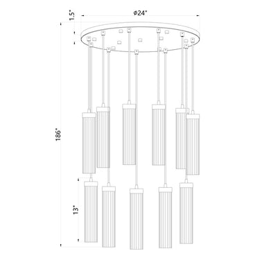 Z Lite Beau 11 Light Chandelier 7