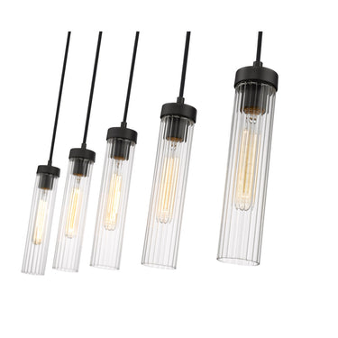 Z Lite Beau 5 Light Linear Chandelier 11