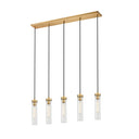 Z Lite Beau 5 Light Linear Chandelier 15