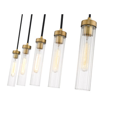 Z Lite Beau 5 Light Linear Chandelier 18