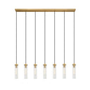 Z Lite Beau 7 Light 12" Linear Chandelier 15