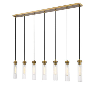Z Lite Beau 7 Light 12" Linear Chandelier 17