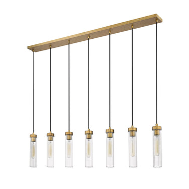 Z Lite Beau 7 Light 12" Linear Chandelier 19