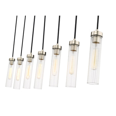 Z Lite Beau 7 Light 12" Linear Chandelier 3