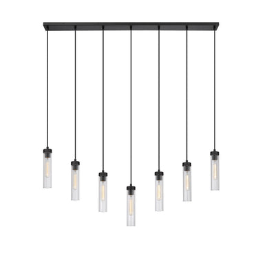 Z Lite Beau 7 Light 12" Linear Chandelier 9
