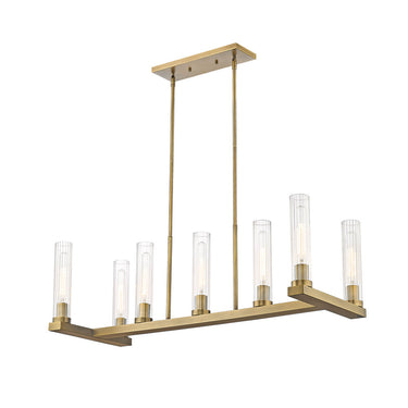 Z Lite Beau 7 Light 13" Linear Chandelier 15