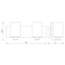 Z Lite Beckett 2 Light Vanity Wall Sconce 7