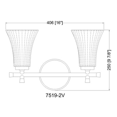 Z Lite Belle 2 Light Vanity Wall Sconce 7
