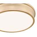 Z Lite Bentley 50W 1 Light 4" High Flush Mount 18