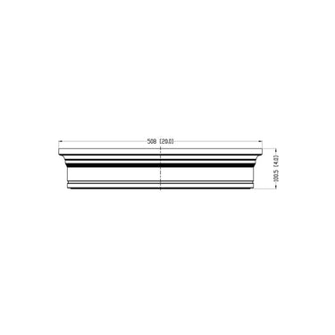 Z Lite Bentley 50W 1 Light 4" High Flush Mount 7