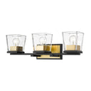 Z Lite Bleeker Street 3 Light Vanity Wall Sconce 12