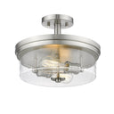 Z Lite Bohin 2 Light Semi Flush Mount 3