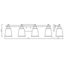 Z Lite Bohin 4 Light Vanity Wall Sconce 6