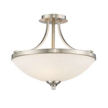 Z Lite Bordeaux 3 Light Semi Flush Mount 