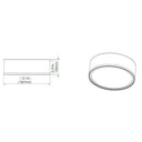 Z Lite Bradley 24W 1 Light 4" High Flush Mount 7