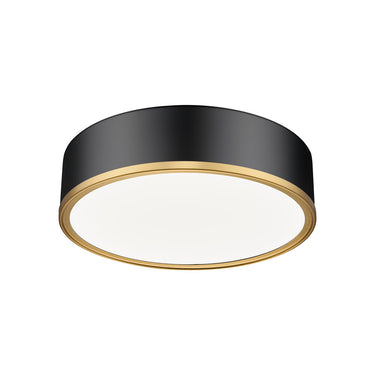 Z Lite Bradley 40W 1 Light 4" High Flush Mount 2